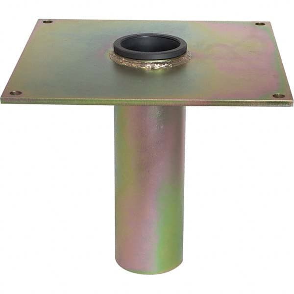 OZ Lifting Products - Davit Crane Bases Base Type: Socket Base Finish/Coating: Zinc Plated - Makers Industrial Supply