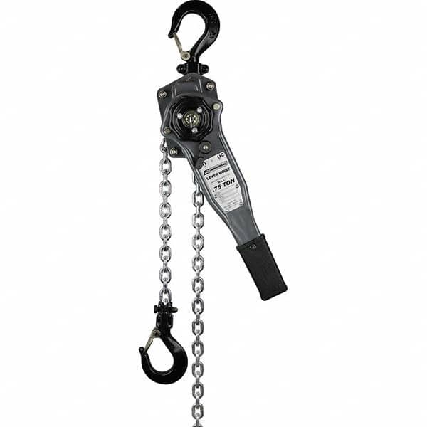 OZ Lifting Products - 1,500 Lb Capacity, 5' Lift Height, Chain Manual Lever Hoist - Makers Industrial Supply