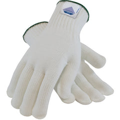 ‎17-SD350/XL Gloves Made w/Dyneema - Gloves with Spun Dyneema - 7 Gauge - White - Heavy Weight - ANSI2 - Exact Industrial Supply