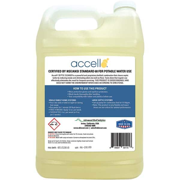 Accell - Drain Cleaners & Openers Type: Drain Cleaner Form: Liquid - Makers Industrial Supply