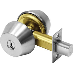 Sargent - Deadbolts Type: One-Way Deadbolt Door Thickness Range: 1-3/8-1-3/4 - Makers Industrial Supply