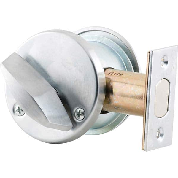 Schlage - Deadbolts Type: Single Cylinder Door Thickness Range: 1-5/8-2 - Makers Industrial Supply