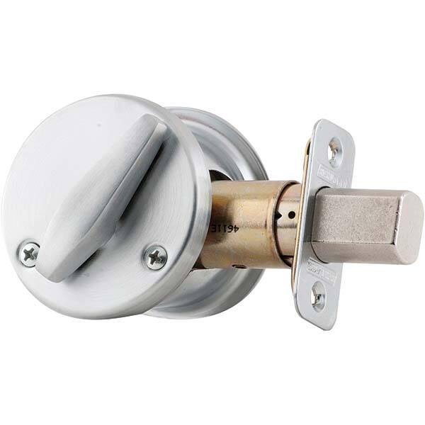 Schlage - Deadbolts Type: Classroom Deadbolt Door Thickness Range: 1-3/8 - 1-7/8 - Makers Industrial Supply