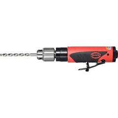 Sioux Tools - Air Drills; Chuck Size: 1/4 ; Chuck Type: Keyed ; Handle Type: Inline ; Horsepower: 0.4000 ; Reversible: Non-Reversible ; Speed (RPM): 6000.00 - Exact Industrial Supply