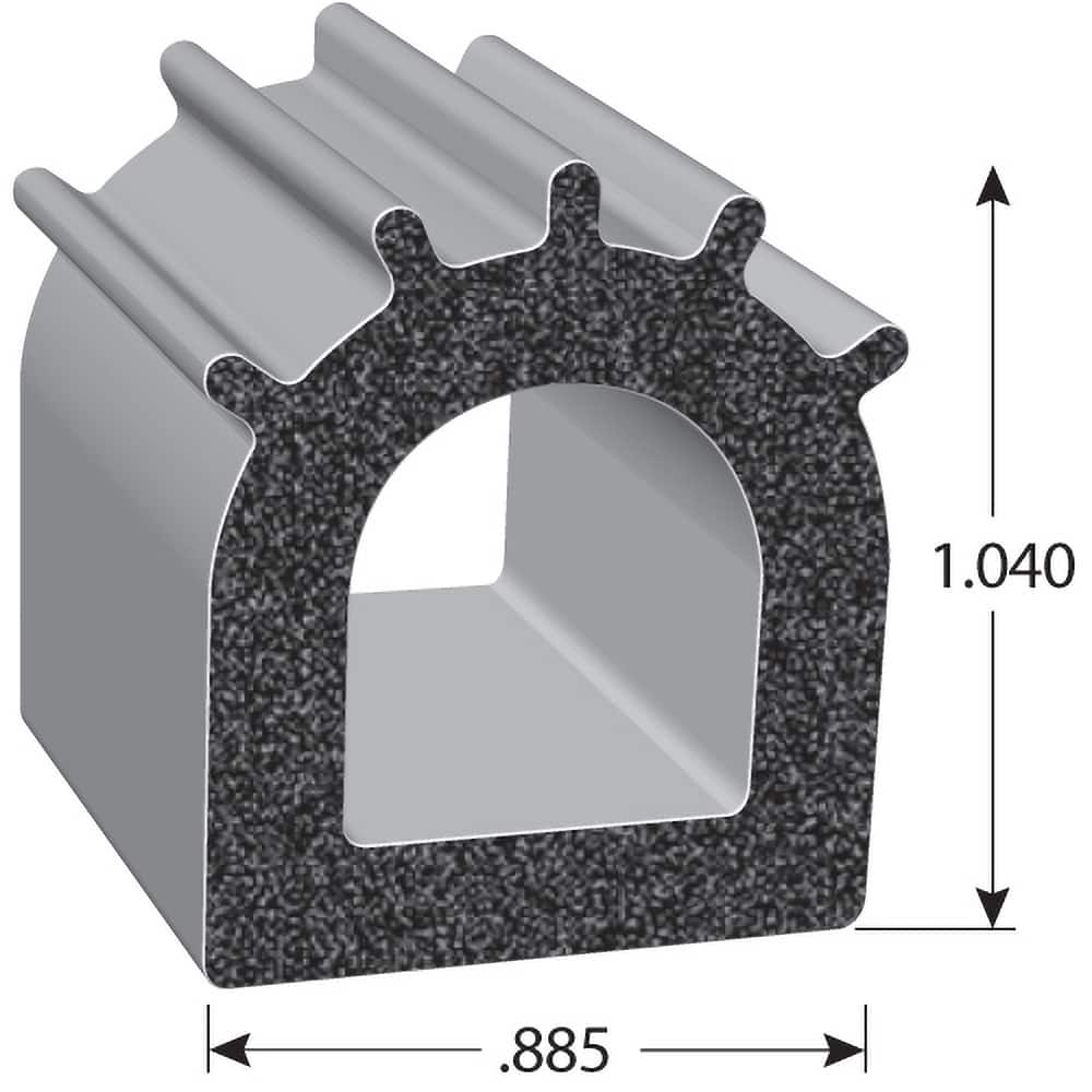 Fairchild Industries - Automotive Replacement Parts; Type: Rubber Seal ; Application: EPDM Sponge rubber seal with PSA Tape - Exact Industrial Supply