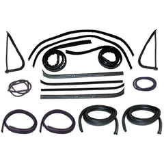 Fairchild Industries - Automotive Replacement Parts; Type: Belt Weatherstrip--Window Channel--Door Seal Kit ; Application: 1973-1979 Ford F-Series, Full Size Pickup Belt, Channel, Seal Kit replaces OEM# D3TZ1021546A; D8TZ1021536A; D7TZ1021453A; D7TZ10214 - Exact Industrial Supply