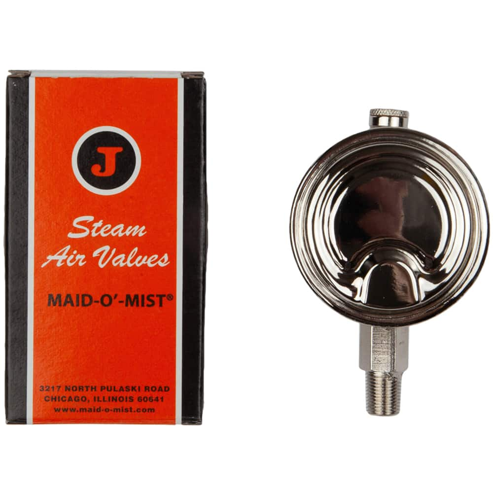 Jacobus - Air Vents; Pipe Size: 1/8 (Inch); End Connections: MIP ; Maximum Working Pressure (psi): 10.000 - Exact Industrial Supply