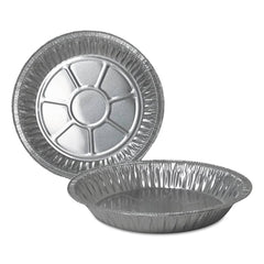 Durable Packaging - Food Containers; Type: Deep Pie Pan ; Shape: Round ; Volume Range: Smaller than 64 oz. ; Height (Decimal Inch): 1.000000 ; Diameter/Width (Decimal Inch): 9.0000 ; Material Family: Aluminum - Exact Industrial Supply