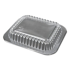 Durable Packaging - Food Container Lids; For Use With: 1 Lb Oblong Container ; Shape: Oblong ; Diameter/Width (Decimal Inch): 5.1250 ; Length (Decimal Inch): 4.1300 ; Material Family: Plastic ; Color: Clear - Exact Industrial Supply