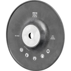 PFERD - Disc Backing Pads; Backing Pad Type: Disc Backing Pad ; Pad Diameter (Inch): 7 ; Maximum RPM: 8500.000 ; Thread Size: 5/8-11 ; Density: Hard - Exact Industrial Supply