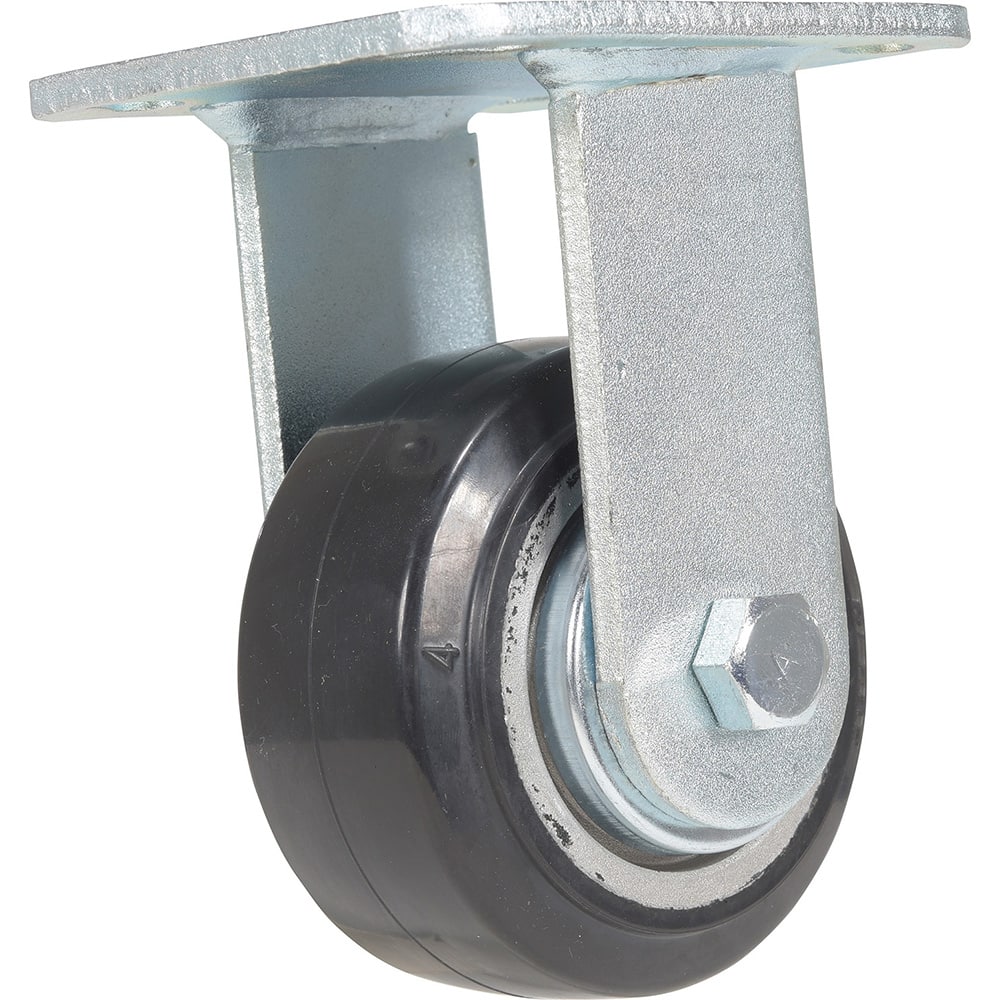 Vestil - Standard Casters; Mount: With Holes ; Style: Rigid ; Wheel Diameter: 4 (Inch); Wheel Width: 2 (Inch); Overall Height (Inch): 5-9/16 ; Load Capacity (Lb.): 551.000 - Exact Industrial Supply