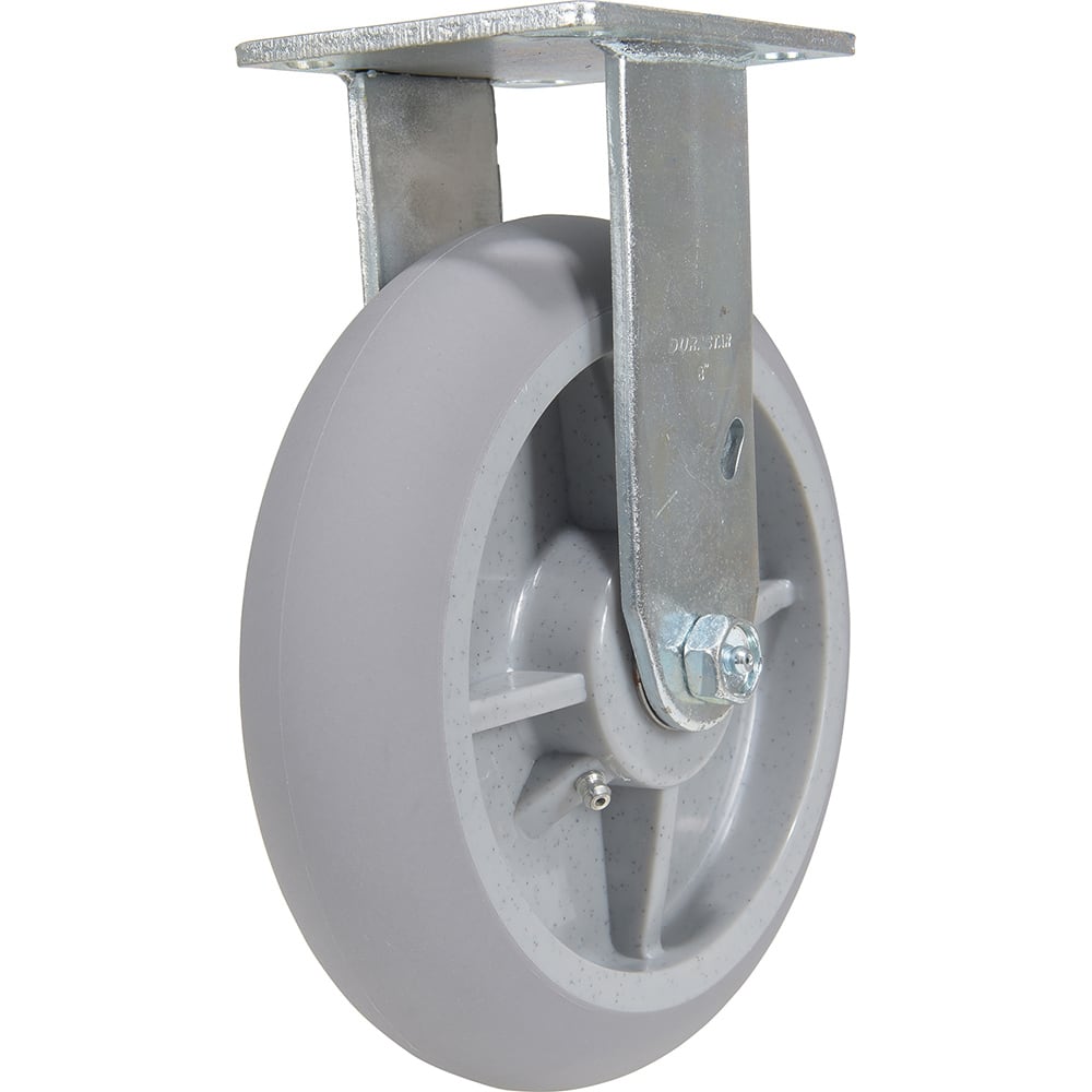 Vestil - Standard Casters; Mount: With Holes ; Style: Rigid ; Wheel Diameter: 8 (Inch); Wheel Width: 2 (Inch); Overall Height (Inch): 9-1/2 ; Load Capacity (Lb.): 675.000 - Exact Industrial Supply