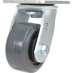 Vestil - Standard Casters; Mount: With Holes ; Style: Swivel ; Wheel Diameter: 4 (Inch); Wheel Width: 2 (Inch); Overall Height (Inch): 5-5/8 ; Load Capacity (Lb.): 551.000 - Exact Industrial Supply