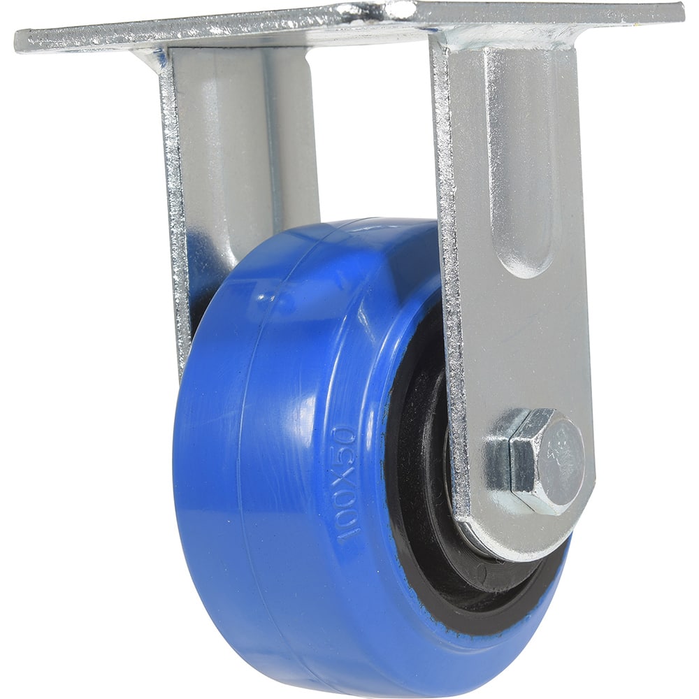 Vestil - Standard Casters; Mount: With Holes ; Style: Rigid ; Wheel Diameter: 4 (Inch); Wheel Width: 2 (Inch); Overall Height (Inch): 5-1/2 ; Load Capacity (Lb.): 550.000 - Exact Industrial Supply