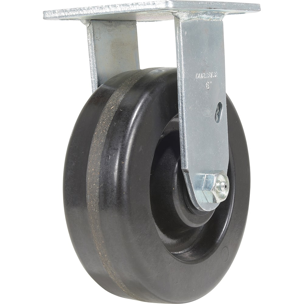 Vestil - Standard Casters; Mount: With Holes ; Style: Rigid ; Wheel Diameter: 6 (Inch); Wheel Width: 2 (Inch); Overall Height (Inch): 7-1/2 ; Load Capacity (Lb.): 1200.000 - Exact Industrial Supply