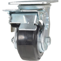 Vestil - Standard Casters; Mount: With Holes ; Style: Swivel w/Total Brake ; Wheel Diameter: 4 (Inch); Wheel Width: 2 (Inch); Overall Height (Inch): 5-9/16 ; Load Capacity (Lb.): 551.000