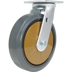 Vestil - Standard Casters; Mount: With Holes ; Style: Swivel ; Wheel Diameter: 8 (Inch); Wheel Width: 2 (Inch); Overall Height (Inch): 9-1/2 ; Load Capacity (Lb.): 881.000 - Exact Industrial Supply