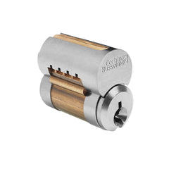 Corbin Russwin - Cylinders; Type: Removeable Core ; Keying: H1 Keyway ; Number of Pins: 6 ; Material: Brass ; Finish/Coating: Satin Chrome - Exact Industrial Supply