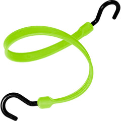 The Better Bungee - Stretch Tie Downs; Type: Heavy Duty Bungee Strap ; End Type: Molded Nylon Hook End ; Color: Safety Green ; Fractional Overall Lengths: 12 - Exact Industrial Supply