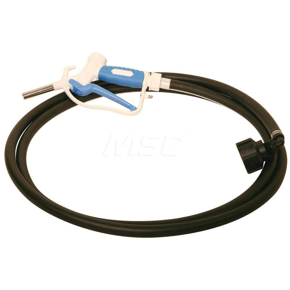 Lubrication Filtration System Accessories; Type: Gravity Flow Dispensing Kit; Compatible System: Portable Cart High-Viscosity Oil Filtration System; Included Items: 2 ™ Poly NPTF adapter to allow connection to bottom of IBC tote tank, 3/4″x25 ™ EPDM hose