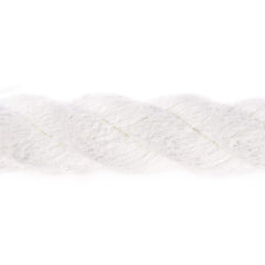 Rope; Rope Construction: Plied; Material: Cotton; Work Load Limit: 30 lb; Color: White; Breaking Strength: 1600; Application: Tying Twine; Cover Material: Cotton; Package Type: Reel; Head/Holder Diameter (Fractional Inch): 1/2; Length Ft.: 300; Load Capac