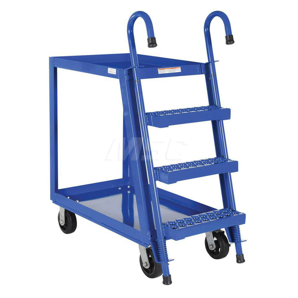 Utility Cart: Steel, Blue