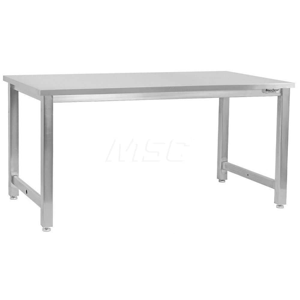 Stationary Work Bench: 32″ Wide, 24″ Deep, 32″ High 6,600 lb Capacity