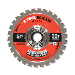 Wet & Dry Cut Saw Blade: 5-1/2″ Dia, 3/4″ Arbor Hole, 0.063″ Kerf Width, 30 Teeth Use on Metal Cutting