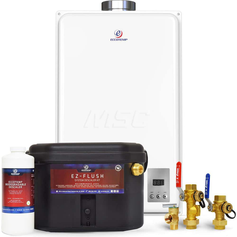 Gas Water Heaters; Commercial/Residential: Residential; Commercial/Residential: Residential; Type: Tankless; Fuel Type: Liquid Propane (LP); Fuel Type: Liquid Propane (LP); Indoor or Outdoor: Indoor; Tankless: Yes; Tank Capacity (Gal.): 0.00; Temperature