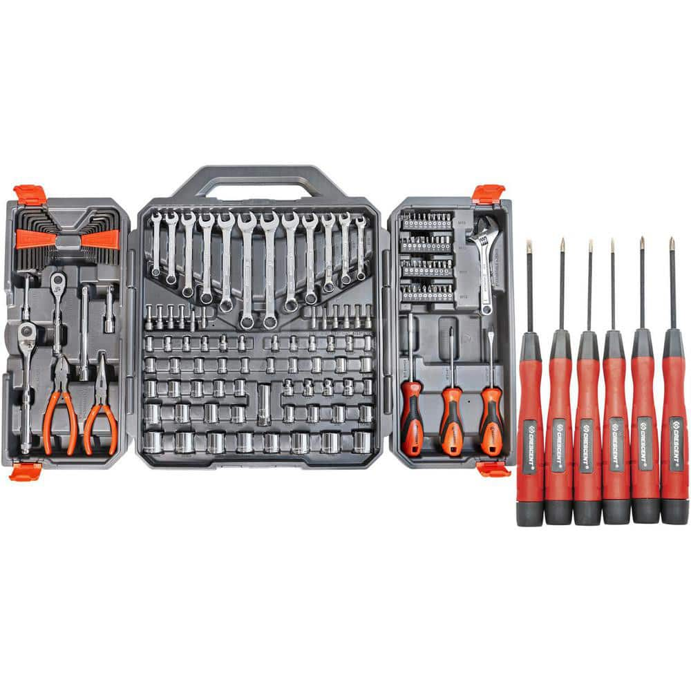 Combination Hand Tool Set: 1/4″ 3/8″ Drive