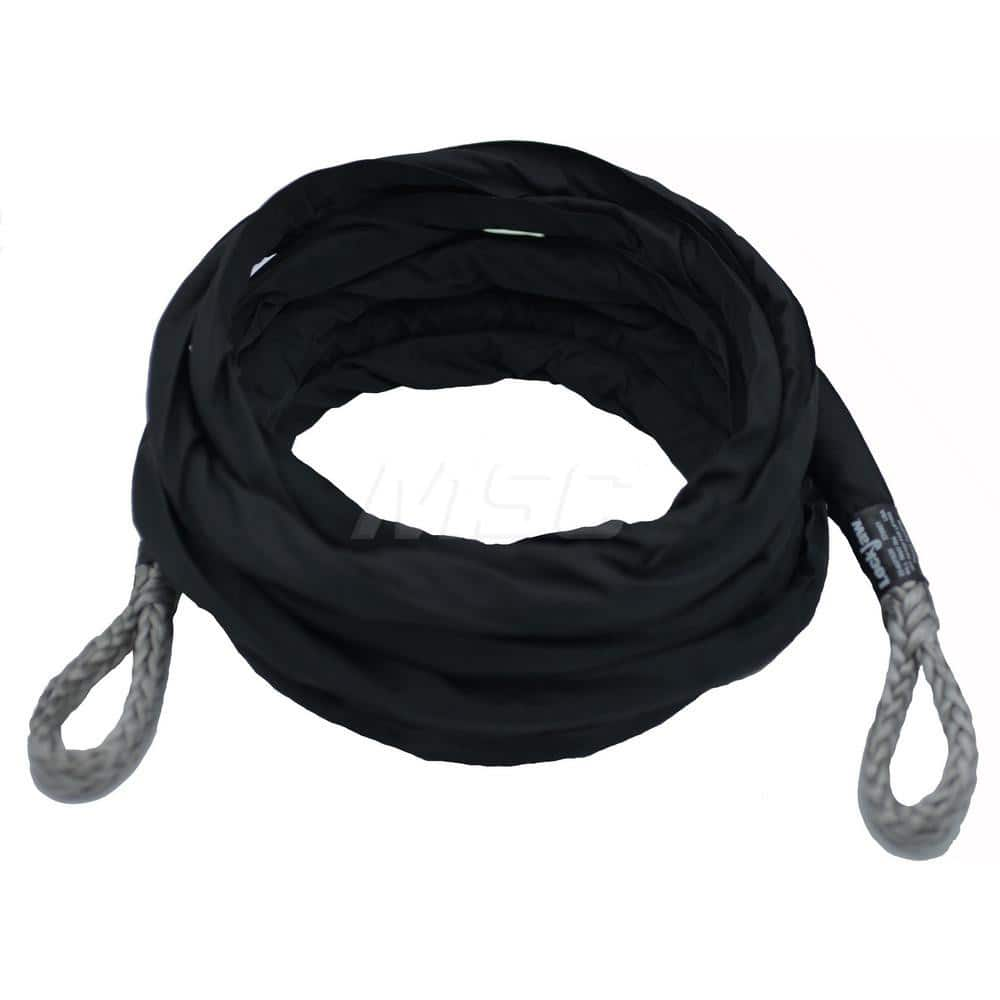 7,400 Lb 240″ Long x 7/16″ High Automotive Winch Strap Loop & Eye, For Use with Winch Ropes