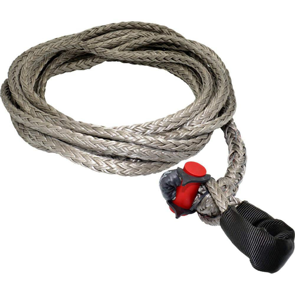 10,700 Lb 300″ Long x 1/2″ High Automotive Winch Strap Loop & Eye, For Use with Winches & Shackles