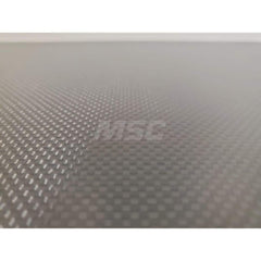 Plastic Sheet: Carbon Fiber, Black, 72,000 psi Tensile Strength .500″ thick by 12x12″