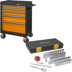 Steel Tool Box: 18″ OAD, 37″ OAH 1 lb Capacity