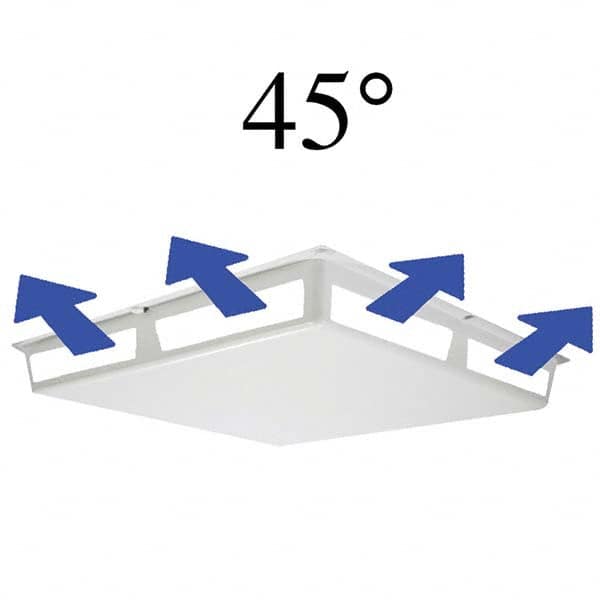 Elima-Draft - Registers & Diffusers Type: Ceiling Diffuser Cover Style: 2 Way Corner - Makers Industrial Supply