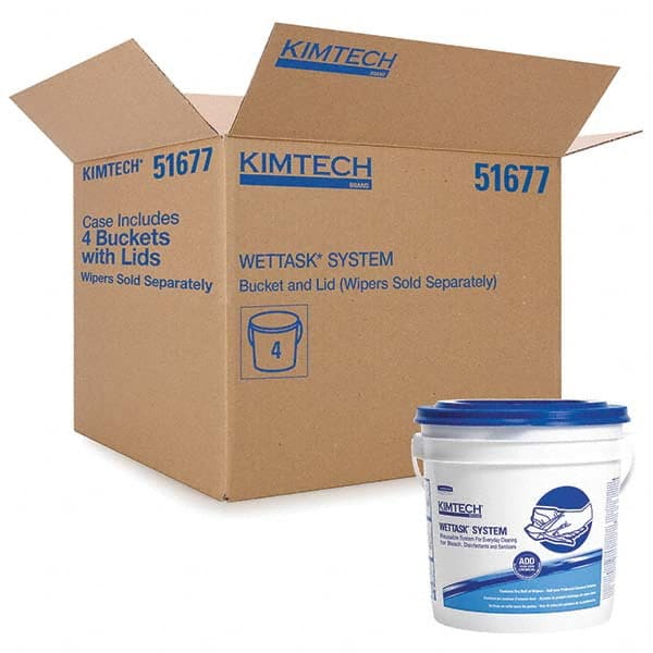 Kimtech - Wipe Dispensers For Use With: Kimtech WetTask 6001, 6211, 6411, & 6471 Dispenser Style: Manual - Makers Industrial Supply