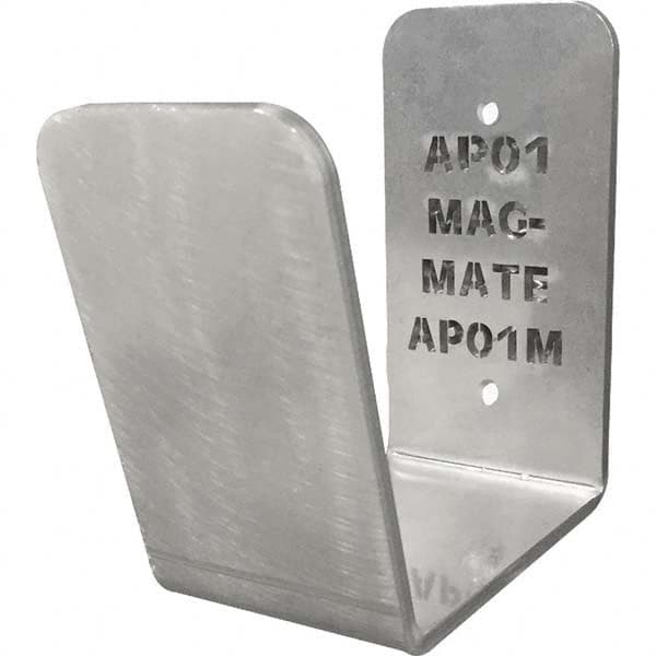 Mag-Mate - 5" Long x 2-1/2" Wide, 302 Stainless Steel Door Pull - Makers Industrial Supply