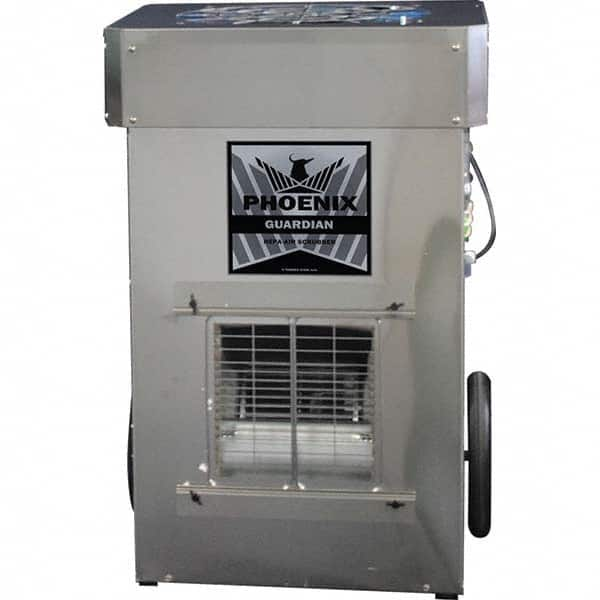 Made in USA - 2 Speed, 25" Wide x 39" High x 25" Deep, True Hepa Air Purifier - Makers Industrial Supply