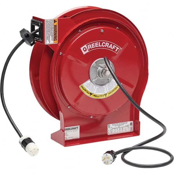 Reelcraft - Cord & Cable Reels End Type: Single Outlet Cable Length (Feet): 50 - Makers Industrial Supply