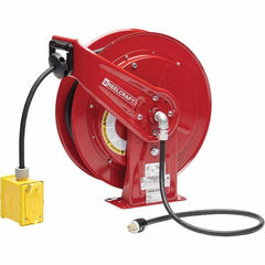 Reelcraft - Cord & Cable Reels End Type: Duplex Outlet Box with GFCI Cable Length (Feet): 100 - Makers Industrial Supply