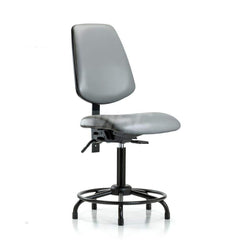 Task Chair: Vinyl, Sterling