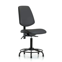 Task Chair: Vinyl, Charcoal