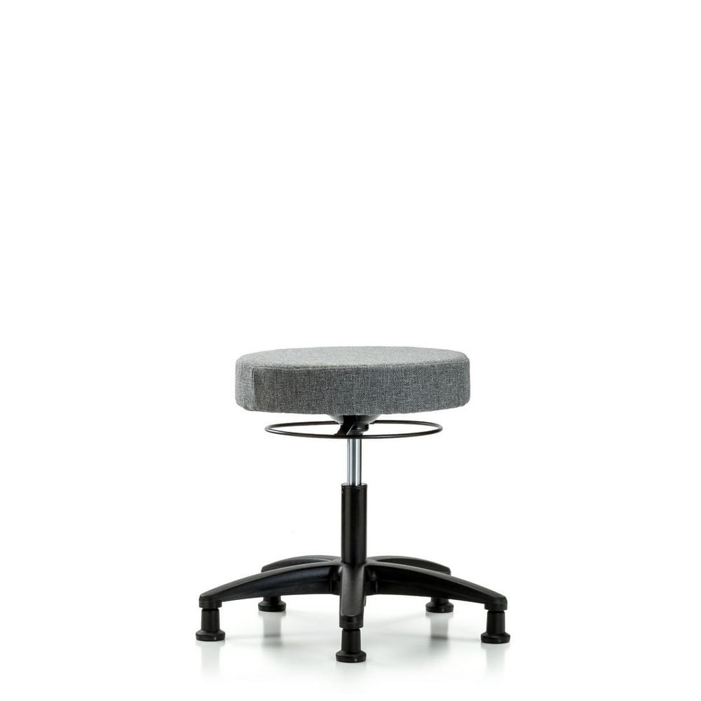 Adjustable Height Swivel Stool: Olefin, 24″ Seat Width, 24″ Seat Depth Round Height