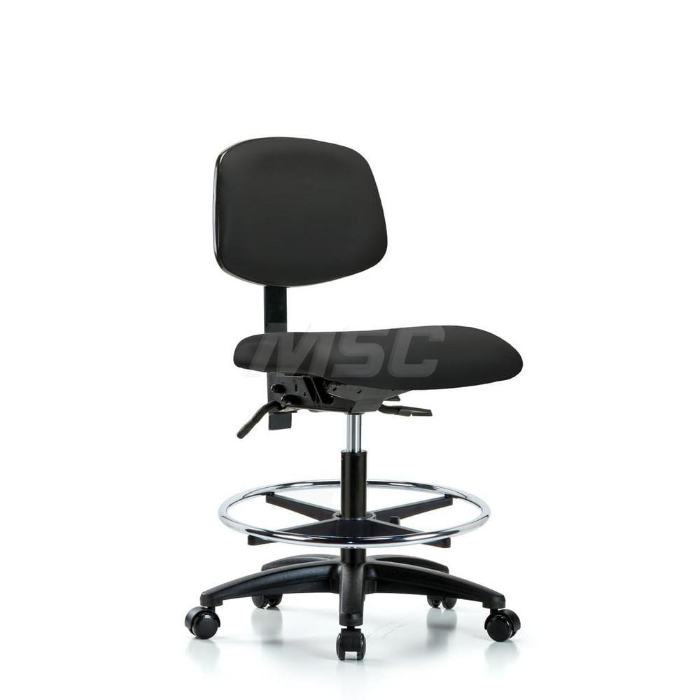 Task Chair: Vinyl, Black