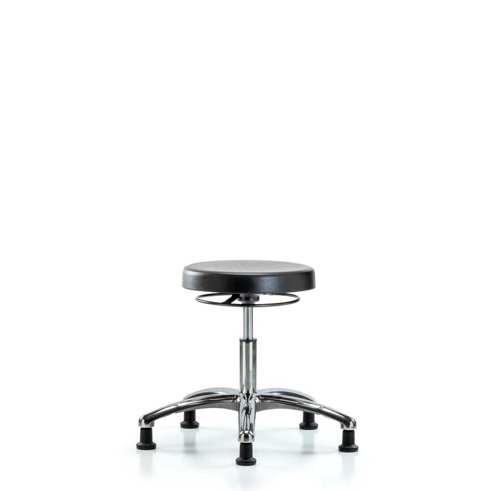 Lab Stool: Polyurethane, 25″ Seat Width, 25″ Seat Depth Round Height