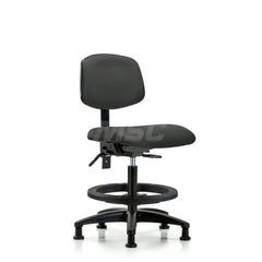 Task Chair: Vinyl, Charcoal