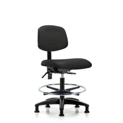 Task Chair: Vinyl, Black