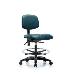 Task Chair: Vinyl, Marine Blue