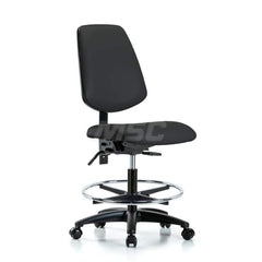 Task Chair: Vinyl, Black