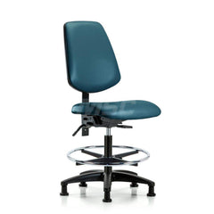 Task Chair: Vinyl, Marine Blue